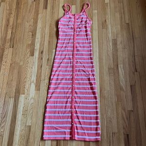 Aerie | fitted maxi ribbed dress